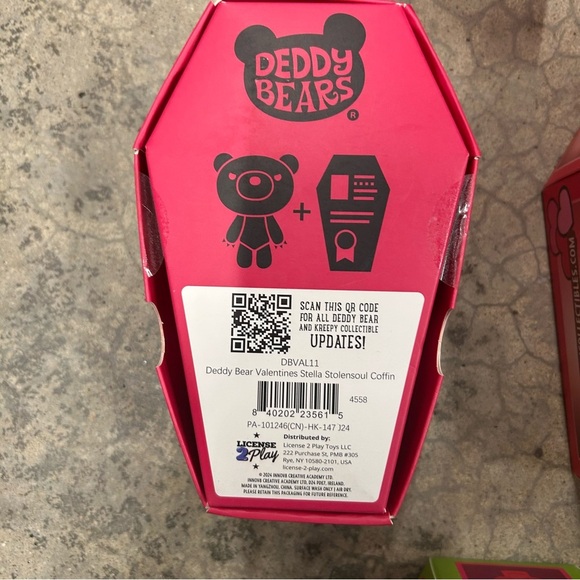 NEW SEALED SET 6 DEDDY BEARS 5" Coffin Plush Target Exclusive& Valentine Edition - Picture 7 of 14